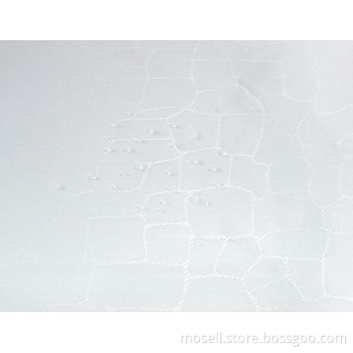 100% polyester jacquard fabric waterproof shower curtain​